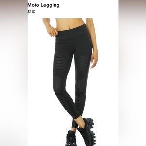 Alo Yoga Moto leggings black, size Small